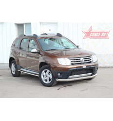 Защита переднего бампера труба на Renault Duster RDUS.48.1437