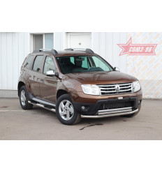Защита переднего бампера труба на Renault Duster RDUS.48.1438