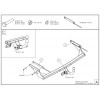 Оцинкованный фаркоп на Ford Focus 2 F096A