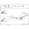 Оцинкованный фаркоп на Ford Focus 3 F119A