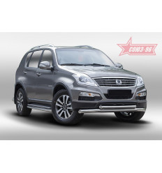 Защита переднего бампера труба на Ssang Yong Rexton SYRX.48.1748
