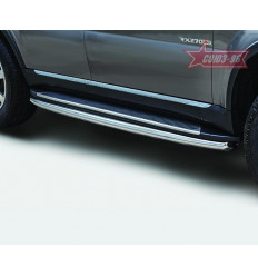 Защита штатного порога на Ssang Yong Rexton SYRX.86.1751