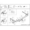 Оцинкованный фаркоп на Opel Astra J O061C