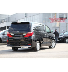 Защита задняя на Toyota Alphard TALP.75.1720