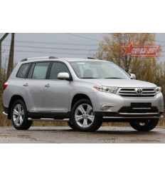 Защита переднего бампера на Toyota Highlander TOHR.48.0912