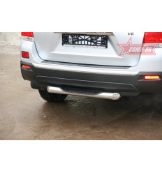 Защита задняя "ступень" на Toyota Highlander TOHR.77.0964
