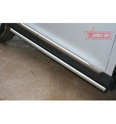 Пороги труба на Toyota Highlander TOHR.80.0953