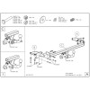 Оцинкованный фаркоп на Opel Meriva O064A