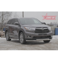 Защита переднего бампера на Toyota Highlander TOHR.48.1953
