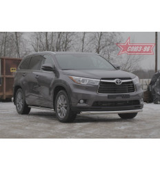 Защита переднего бампера на Toyota Highlander TOHR.48.1954