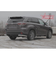 Защита задняя "уголки" на Toyota Highlander TOHR.76.1971