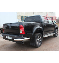 Защита задняя "уголки" на Toyota Hilux TOHX.76.0928