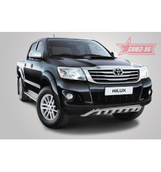 Защита переднего бампера на Toyota Hilux TOHX.45.1386