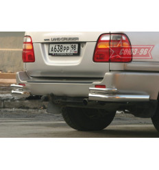 Защита задняя "уголки" на Toyota Land Cruiser 100(105) TC10.76.0030