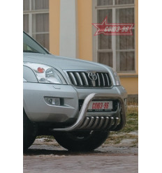 Решетка передняя мини на Toyota Land Cruiser 120 TC12.57.0793