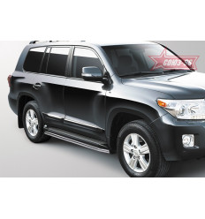 Защита штатного порога на Toyota Land Cruiser 200 LX57.86.0629