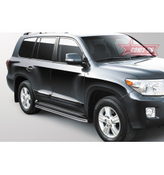 Защита штатного порога на Toyota Land Cruiser 200 LX57.86.1482