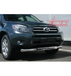 Защита переднего бампера труба на Toyota Rav 4 TRAV.48.0460
