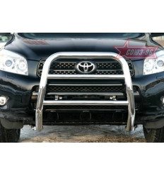 Решетка передняя мини на Toyota Rav 4 TRAV.55.0302