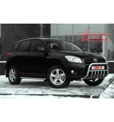 Решетка передняя мини на Toyota Rav 4 TRAV.57.0304