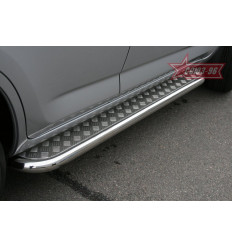Пороги с листом на Toyota Rav 4 TRAV.82.0870