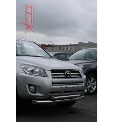 Защита переднего бампера труба на Toyota Rav 4 TRAV.48.0862