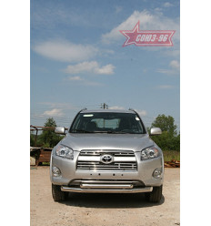 Защита переднего бампера труба на Toyota Rav 4 TRAV.48.0877