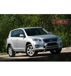 Решетка передняя мини на Toyota Rav 4 TRAV.56.1073