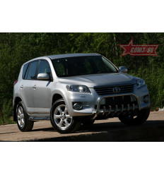 Решетка передняя мини на Toyota Rav 4 TRAV.57.1072