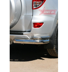 Защита задняя "уголки" на Toyota Rav 4 TRAV.76.1085
