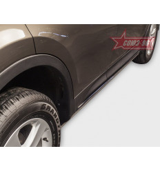 Пороги труба на Toyota Rav 4 TRAV.80.1701