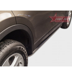Пороги труба на Toyota Rav 4 TRAV.80.1702