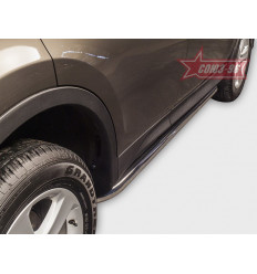 Пороги труба на Toyota Rav 4 TRAV.80.1704