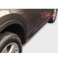 Пороги труба на Toyota Rav 4 TRAV.80.1705