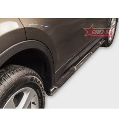 Пороги с проступями на Toyota Rav 4 TRAV.81.1706