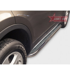 Пороги с листом на Toyota Rav 4 TRAV.82.1708
