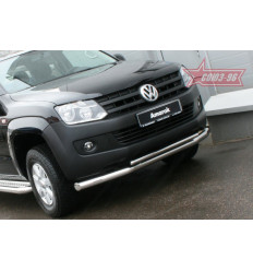 Защита переднего бампера на Volkswagen Amarok VWAM.48.1235