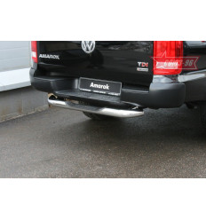 Защита заднего бампера "ступень" на Volkswagen Amarok VWAM.75.1239