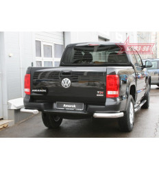 Защита заднего бампера "уголки" на Volkswagen Amarok VWAM.76.1241