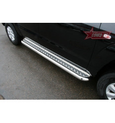 Пороги с листом на Volkswagen Amarok VWAM.82.1238