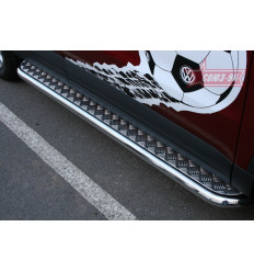 Пороги с листом на Volkswagen Tiguan VWTI.82.0906