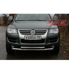 Защита переднего бампера на Volkswagen Touareg VWTG.48.0592