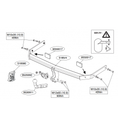 Фаркопы на Volkswagen Golf 6 Plus 518500