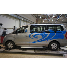 Пороги (Brillant) на Hyundai H1 Starex HYH1.48.1240