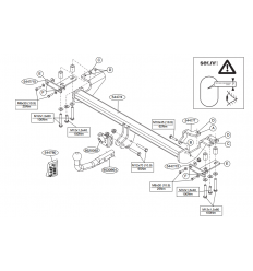 Фаркоп на Ssang Yong Actyon 544700