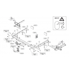 Фаркоп на Chevrolet Orlando 542600