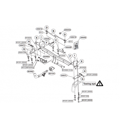 Фаркоп на Suzuki Grand Vitara 440500