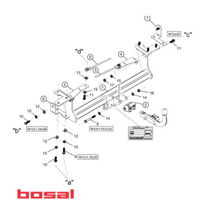 Фаркоп на Suzuki Grand Vitara 034-323