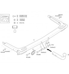 Фаркоп на Skoda Yeti 317125600001