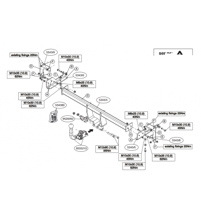 Фаркоп на Suzuki Swift 534300